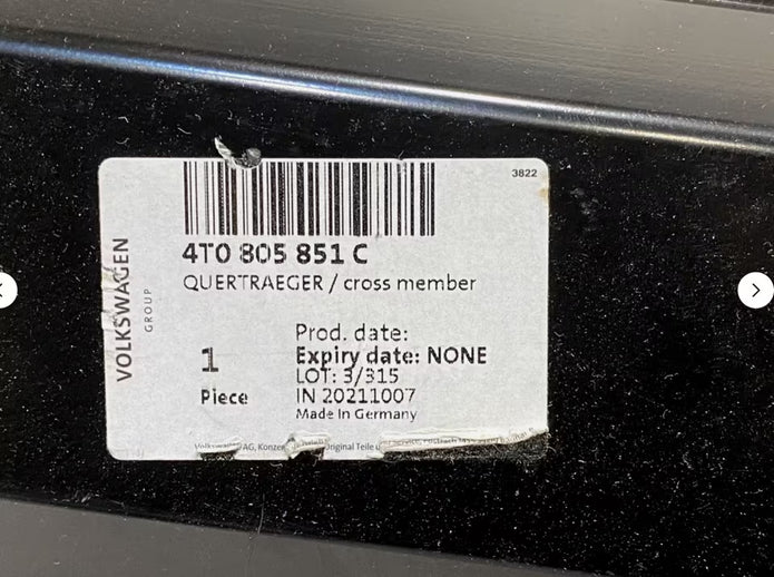 LAMBORGHINI HURACAN CROSS MEMBER