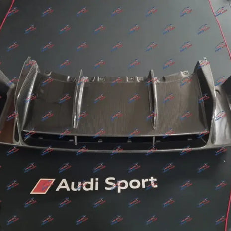 AUDI R8 PLUS CARBON FIBER REAR DIFFUSER