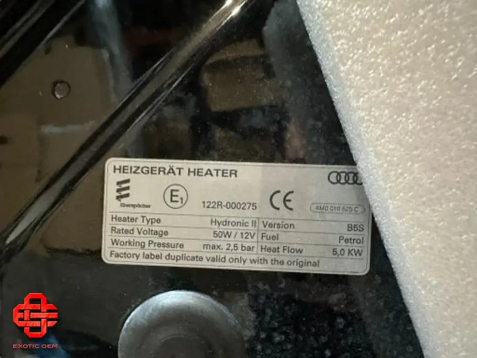 AUDI RSQ8 Q8 FRONT BONNET BLACK