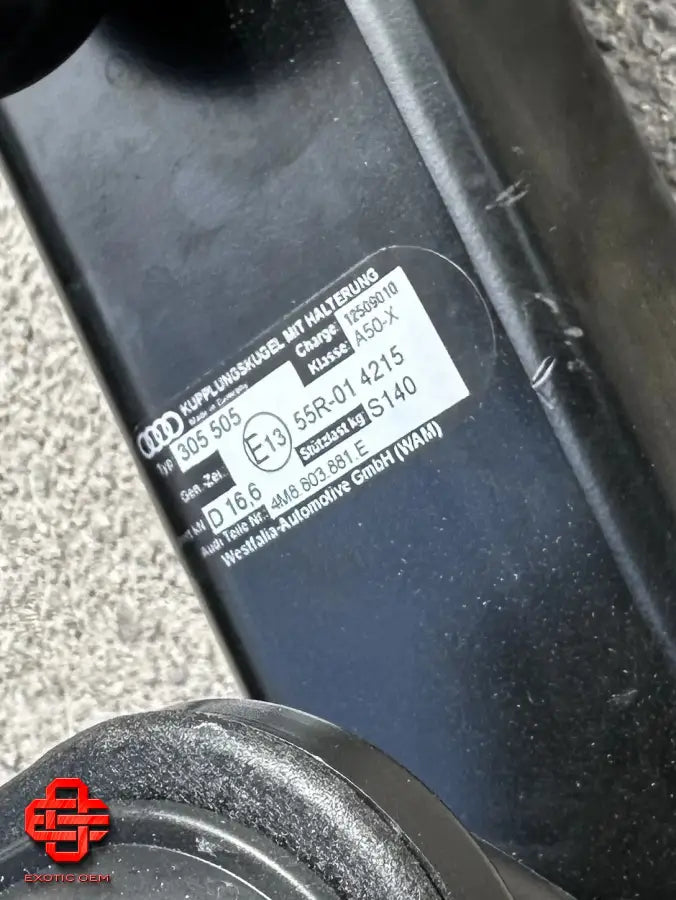 AUDI RSQ8 Q8 TRAILER HITCH TOW HOOK TOWBAR