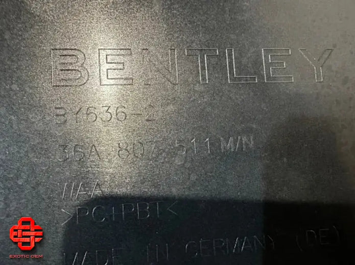 BENTLEY BENTAYGA REAR BUMPER