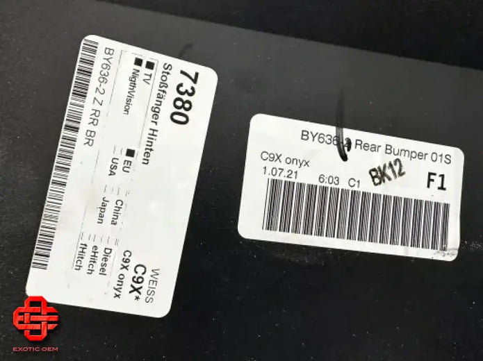 BENTLEY BENTAYGA REAR BUMPER