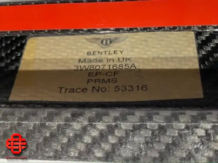 BENTLEY CONT GT GTC DOOR SILL TRIM COVER