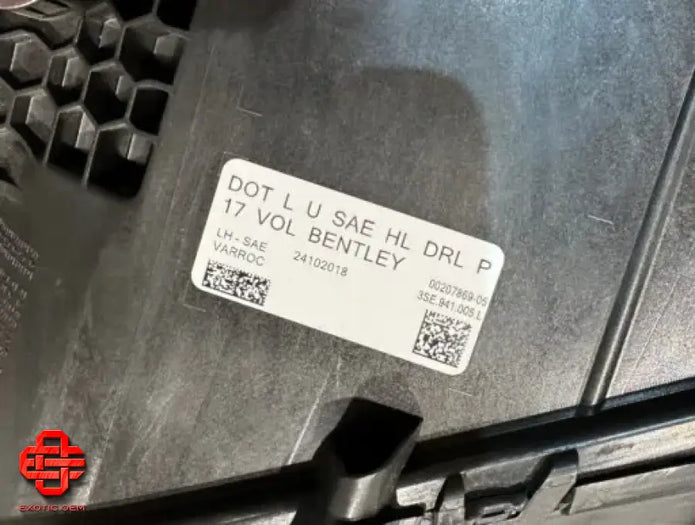 BENTLEY CONTINENTAL FLYING SPUR HEADLIGHT LAMP