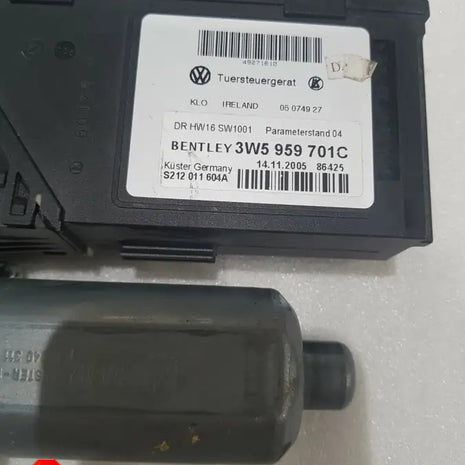 BENTLEY CONTINENTAL FLYING SPUR WINDOW MOTOR