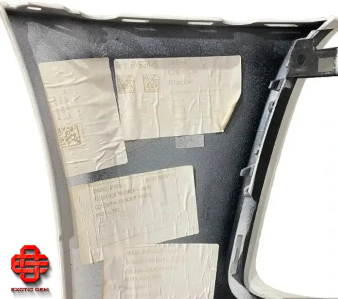 BENTLEY CONTINENTAL GT GTC FRONT BUMPER WHITE