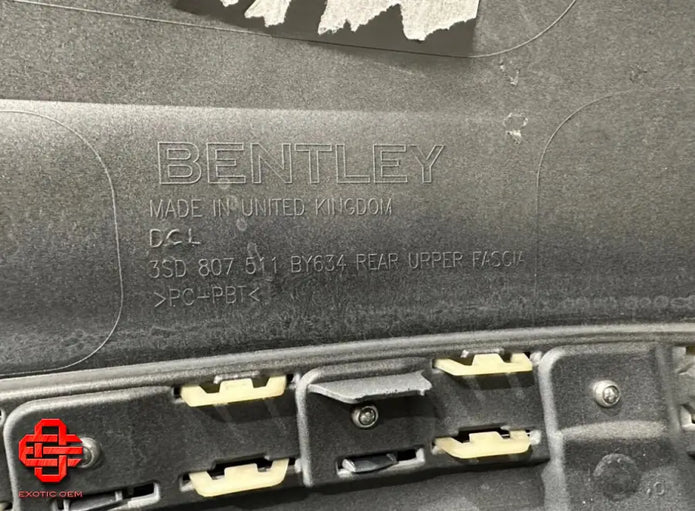 BENTLEY CONTINENTAL GT REAR BUMPER