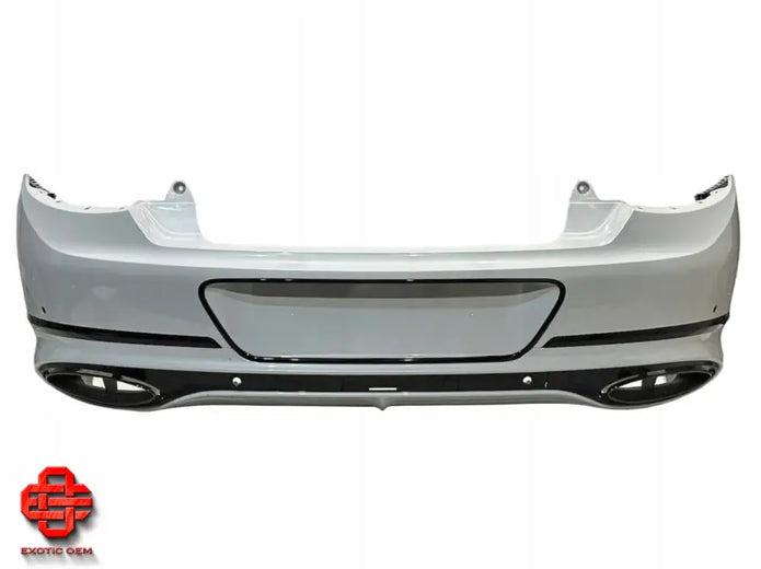 BENTLEY CONTINENTAL GT REAR BUMPER WHITE