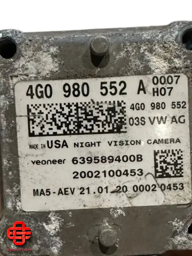 BENTLEY FLYING SPUR CAMERA NIGHT VISION CAMERA