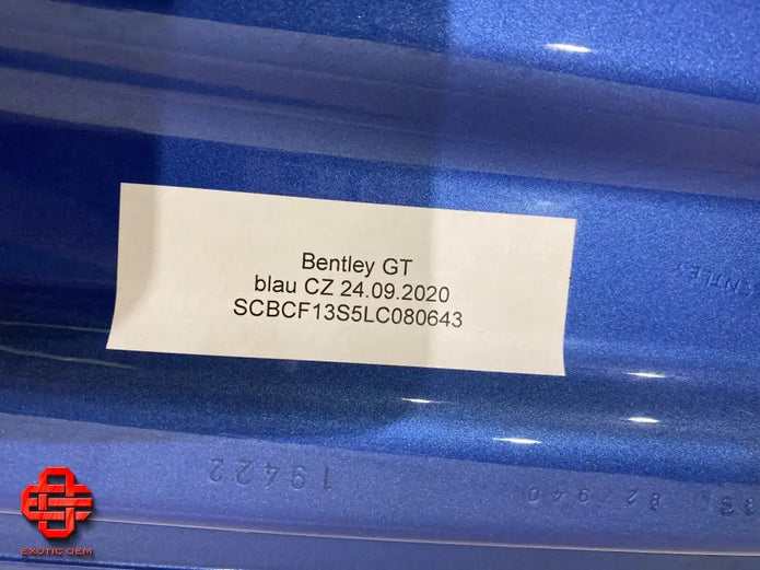 BENTLEY NEW CONTINENTAL GT REAR SPOILER