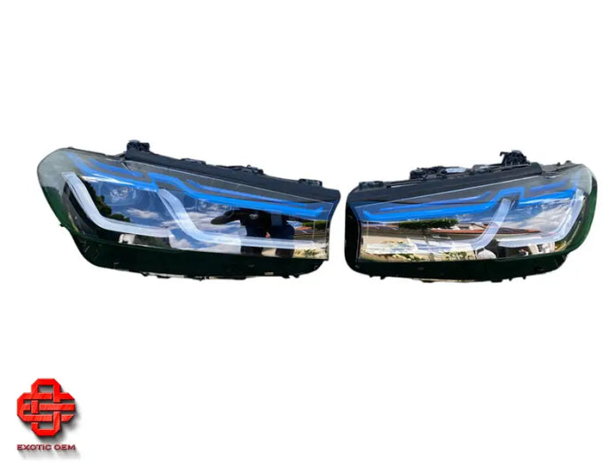 BMW 5 G30 G31 M5 F90 LASER HEADLIGHT LCI LIFT SHADOW LINE OEM