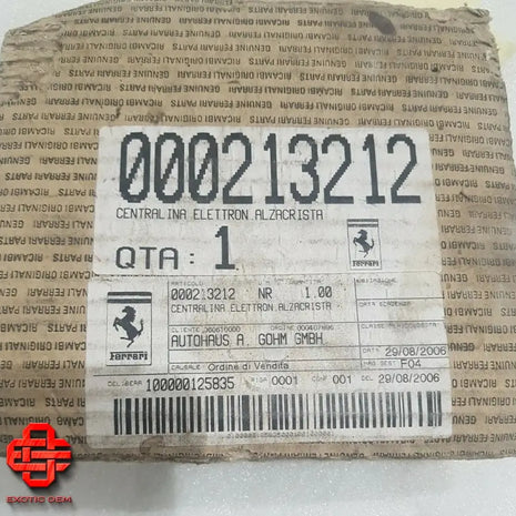 FERRARI 360 430 ECU WINDOW REGULATOR MODULE GLASS LIFTING ELECTRONIC CONTROL