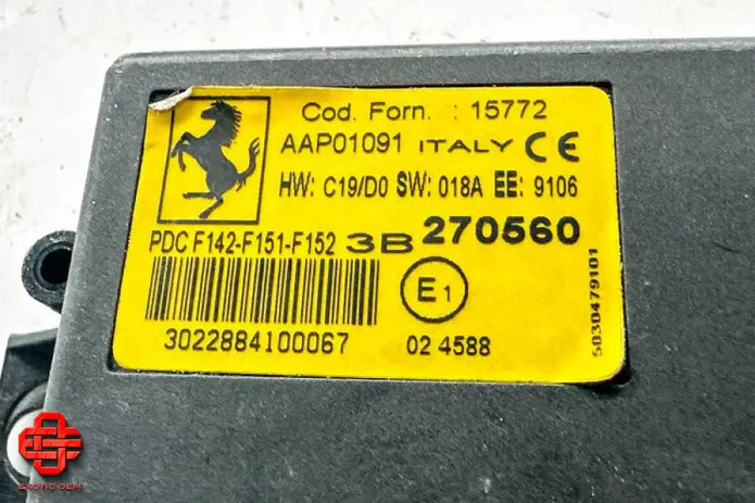 FERRARI 458 FF AND F12 BERLINETTA PARKING SENSOR ECU LH