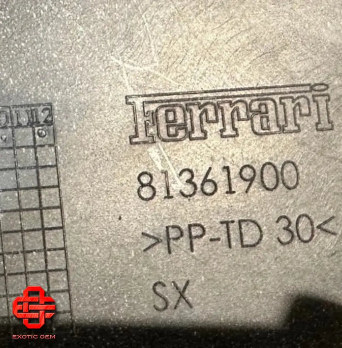 FERRARI 458 ITALIA DOOR SILL TRIM