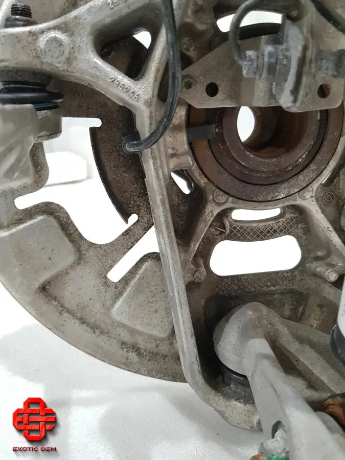 FERRARI 458 ITALIA FRONT RIGHT SUSPENSION WISHBONE HUB ARMS SUSPENSION ABS