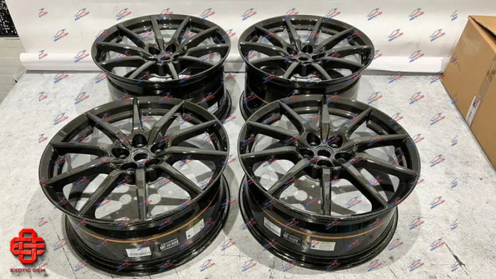 FERRARI 488 PISTA CARBON FIBER WHEELS SET OEM