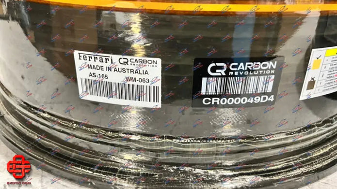 FERRARI 488 PISTA CARBON FIBER WHEELS SET OEM