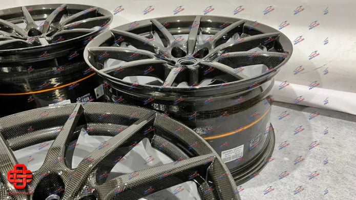 FERRARI 488 PISTA CARBON FIBER WHEELS SET OEM