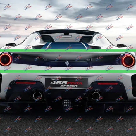 FERRARI 488 PISTA REAR BUMPER UPPER PART CARBON