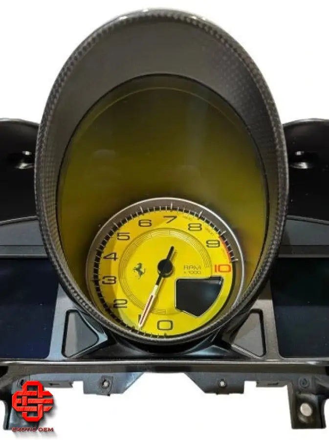 FERRARI 812 COMPETIZIONE CARBON CLOCK ODOMETER