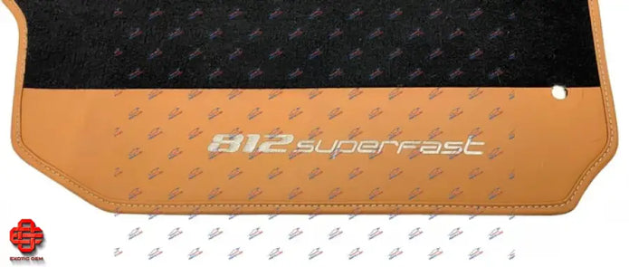 FERRARI 812 SUPERFAST FLOOR MATT BLACK WITH CAMEL