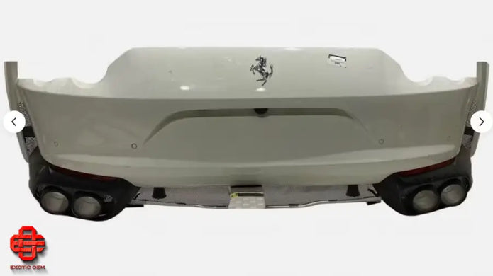 FERRARI 812 SUPERFAST REAR BUMPER WHITE