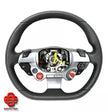 FERRARI F8 LEATHER STEERING WHEEL LEATHER STEERING WHEEL BLACK