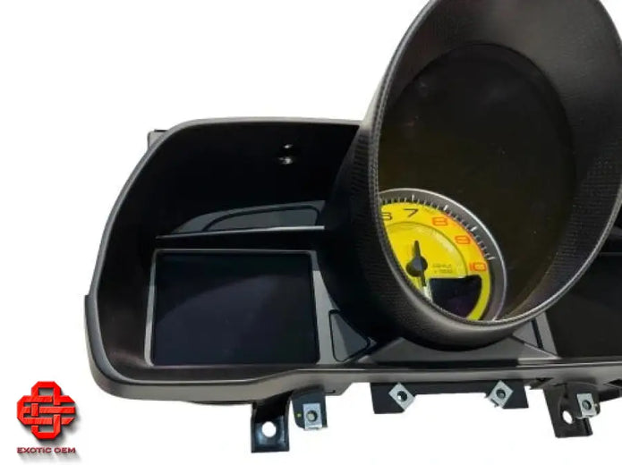 FERRARI F8 SPIDER TRIBUTO CARBON CLOCK ODOMETER