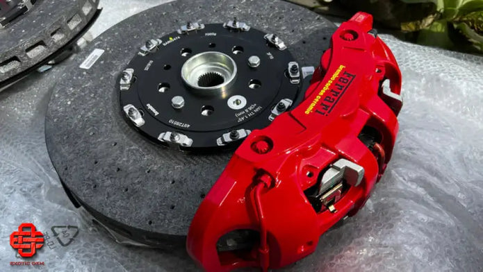 FERRARI F8 TRIBUTO 488 BRAKE SET COMPLETE CERAMIC OEM