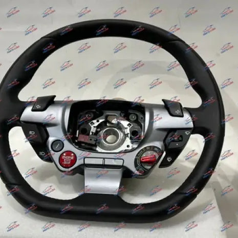 FERRARI F8 TRIBUTO STEERING WHEEL LEATHER OEM