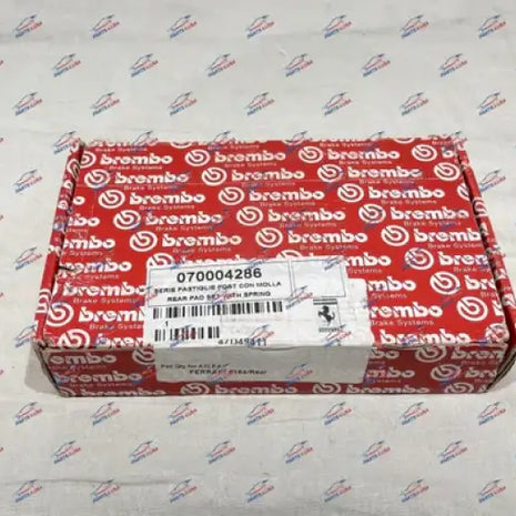 FERRARI PORTOFINO REAR PAD SET WITH SPRINGS