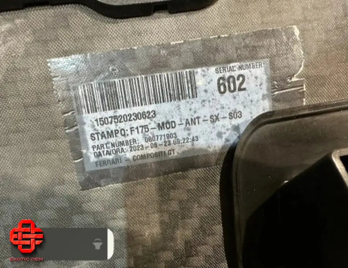 FERRARI PUROSANGUE DOOR SILL TRIMS SILL COVERS