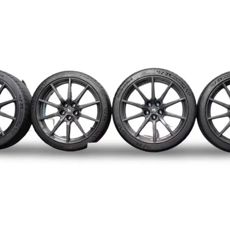 FERRARI SF90 CARBON RIMS WITH TIRES NEW - CARBON WHEELS