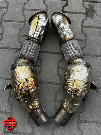 FERRARI SF90 EXHAUST TAILPIPES CATALYTIC CONVERTER