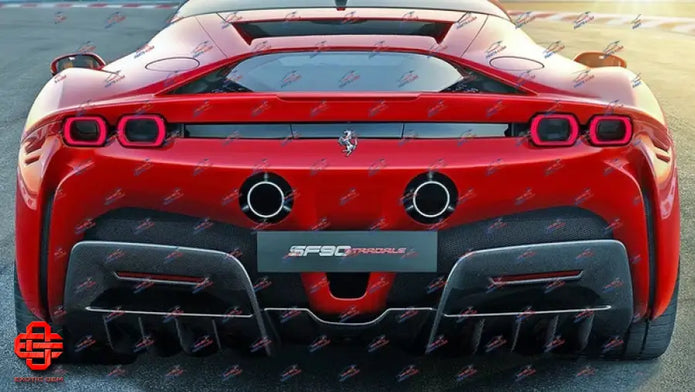 FERRARI SF90 STRADALE REAR DIFFUSER CARBON FIBER