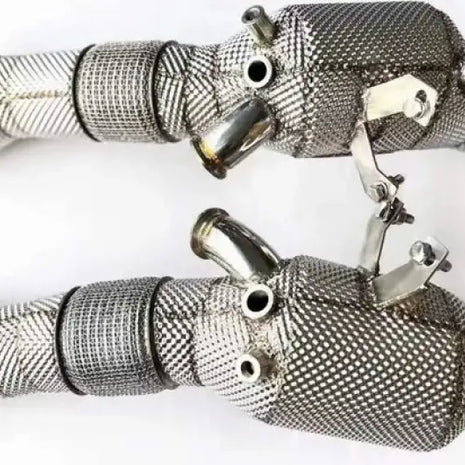 FERRARI SF90 STRADALE SPIDER CATLESS DOWNPIPE EXHAUST AFTERMARKET