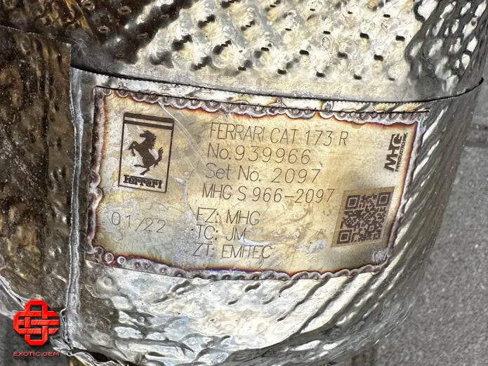 FERRARI SF90 VORKATALYSATOR KATALYSATOR PRE CATALYTIC CONVERTER