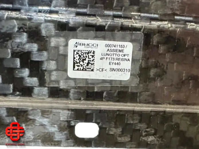 FERRARI SF90 XX STRADALE CARBON REAR SCREEN FRAME REINFORCEMENT