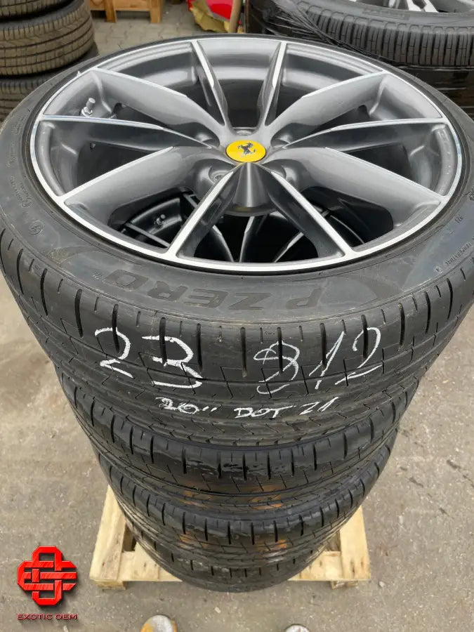 FERRARI WHEEL AND TYRE SET
