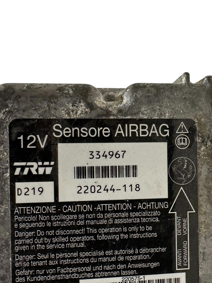 FERRARI 488 SPIDER AIRBAG CONTROL MODULE