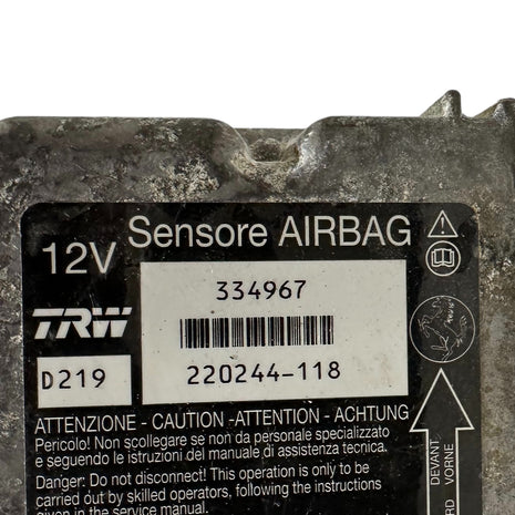 FERRARI 488 SPIDER AIRBAG CONTROL MODULE
