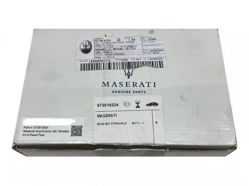 MASERATI GRANTURISMO REAR PADS
