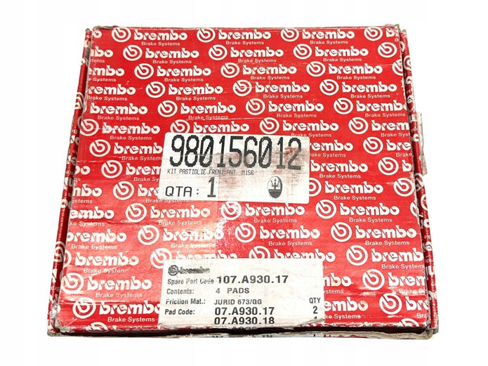 MASERATI QUATTROPORTE FRONT PADS