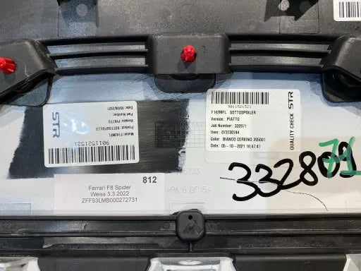 FERRARI F8 REAR COVER COVER