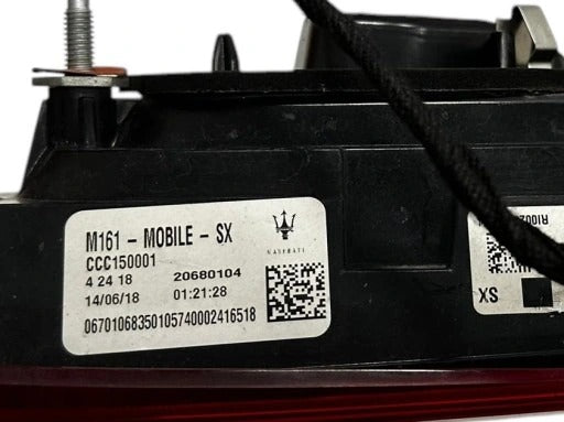 MASERATI LEVANTE LEFT REAR LAMP