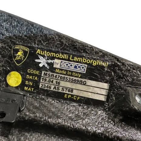 LAMBORGHINI AVENTADOR CARBON BONNET COVER LH