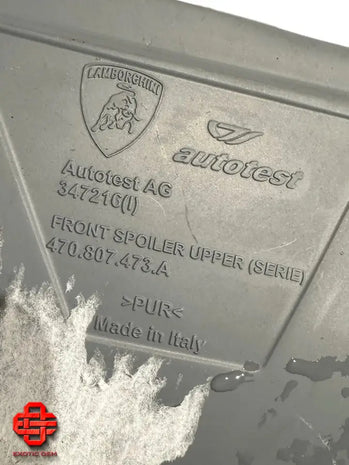 LAMBORGHINI AVENTADOR FRONT SPOILER