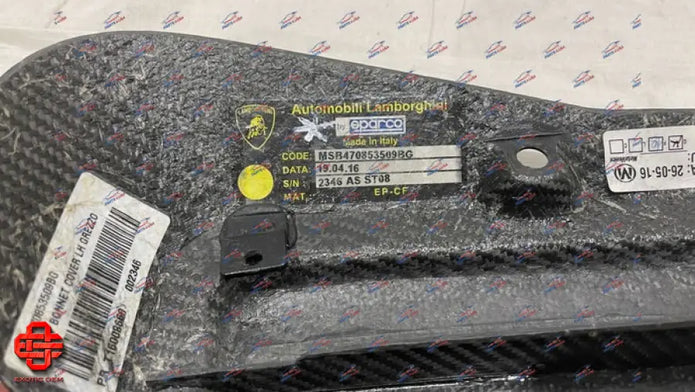 LAMBORGHINI AVENTADOR LP700 S SVJ COVER CARBON