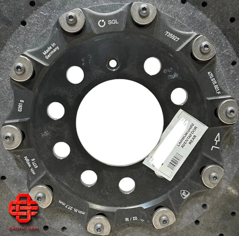 LAMBORGHINI AVENTADOR LP700 SV REAR BRAKE DISC LH