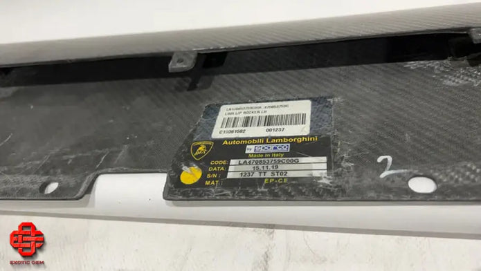 LAMBORGHINI AVENTADOR LP770-4 SVJ AVENTADOR ULTIMAE SILL EXTENSION